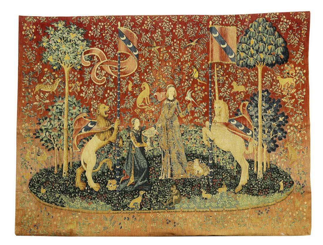 picture Unicorn And Lion Tapestry liveauctioneers