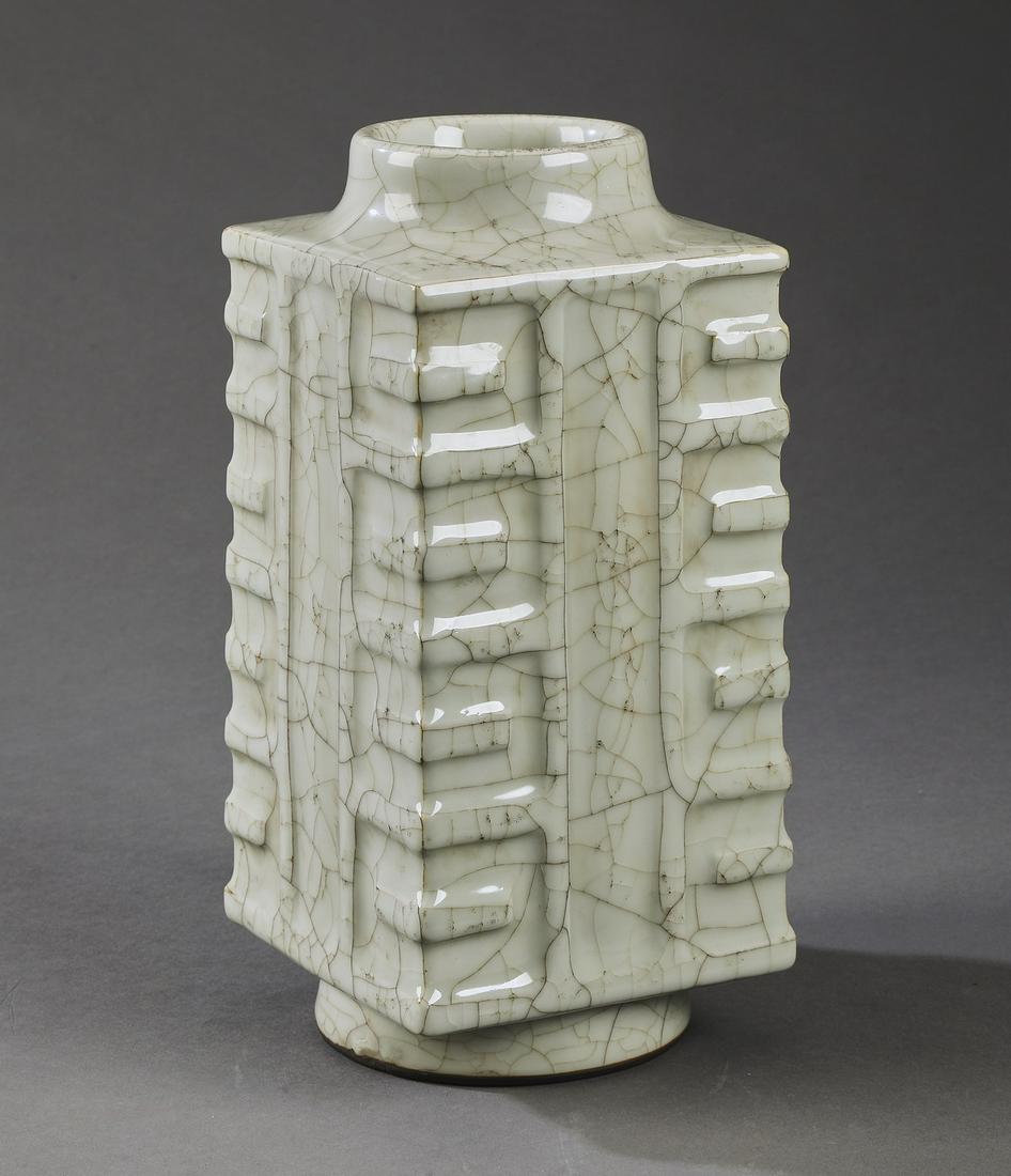 Chinese cong vase, Qianlong mark (1 of 6)