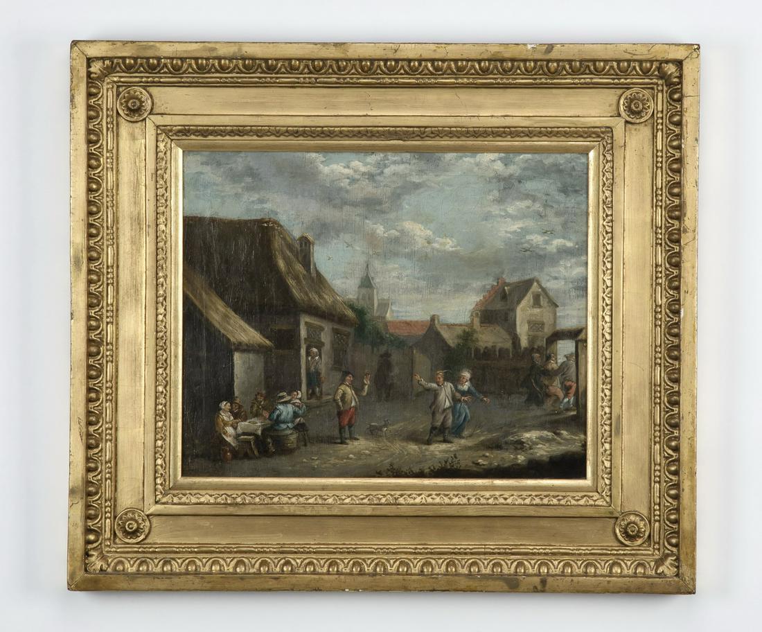 Manner of D. Teniers II, O/b tavern scene, 18th c. (1 of 3)