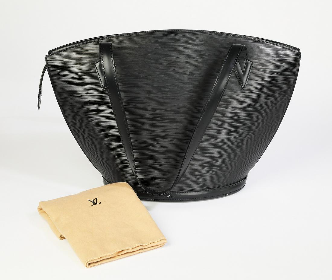 Authentic Louis Vuitton Black Epi Leather St-Jacques (1 of 6)
