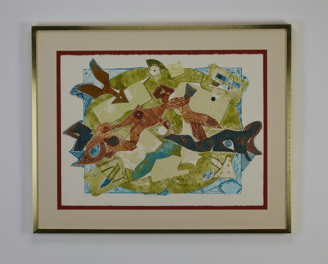 Signed Paolo Boni 'Archipelago' limited edition litho (1 of 5)