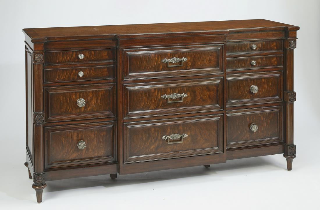 Henredon burl and walnut commode or credenza (1 of 4)