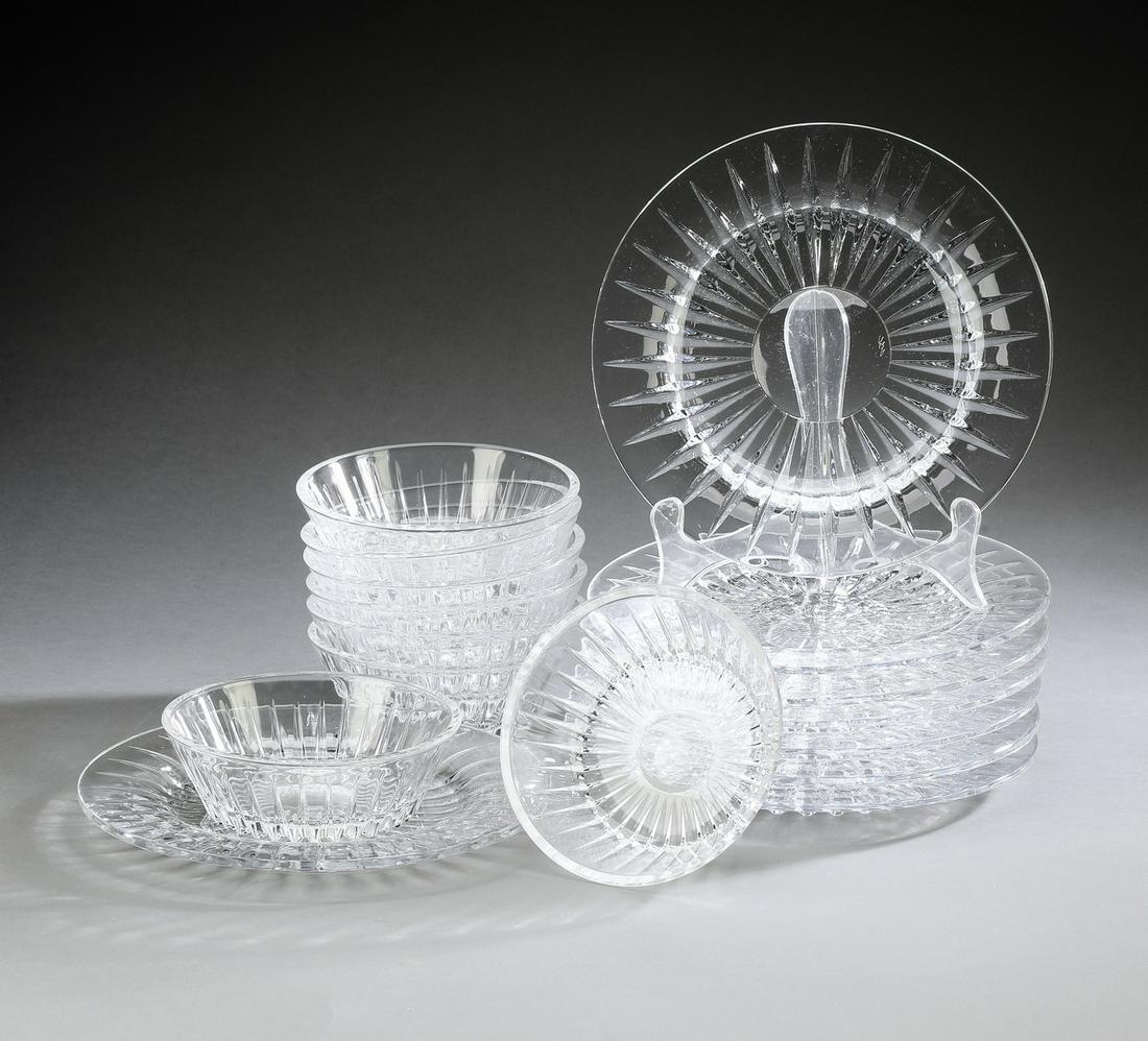 (16 pc) Val St. Lambert crystal dessert service (1 of 6)