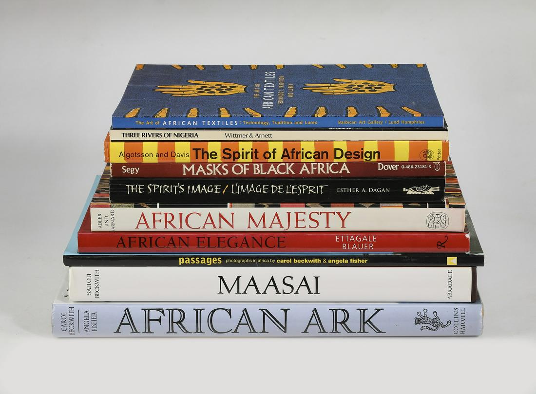 (10) African culture and art coffee table books (1 of 1)