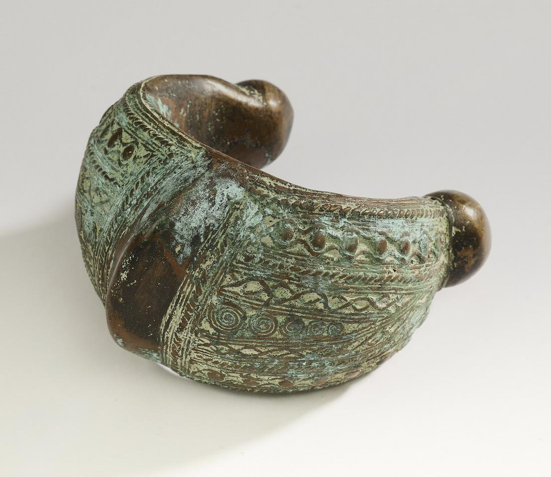 Gurunsi copper currency bracelet, Burkina Faso (1 of 4)