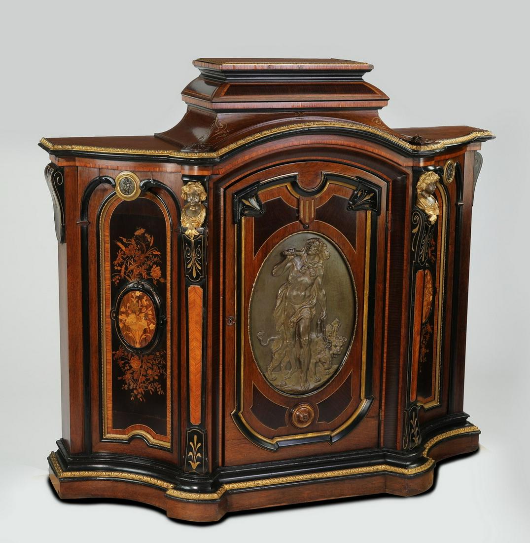 Attr. to Pottier & Stymus, bronze mounted cabinet (1 of 7)