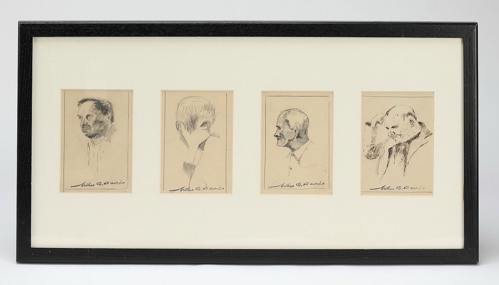 Pencil sketches by Arthur Bowen Davies, early 20th c. (1 of 4)