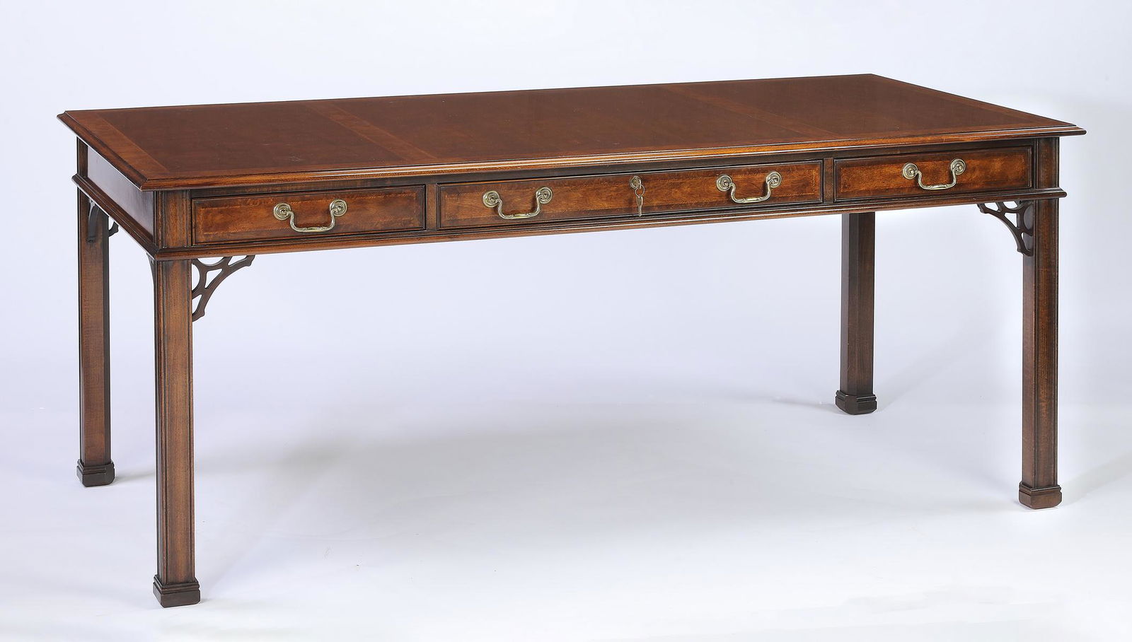 Council Craftsman mahogany desk, 72"w (1 of 5)