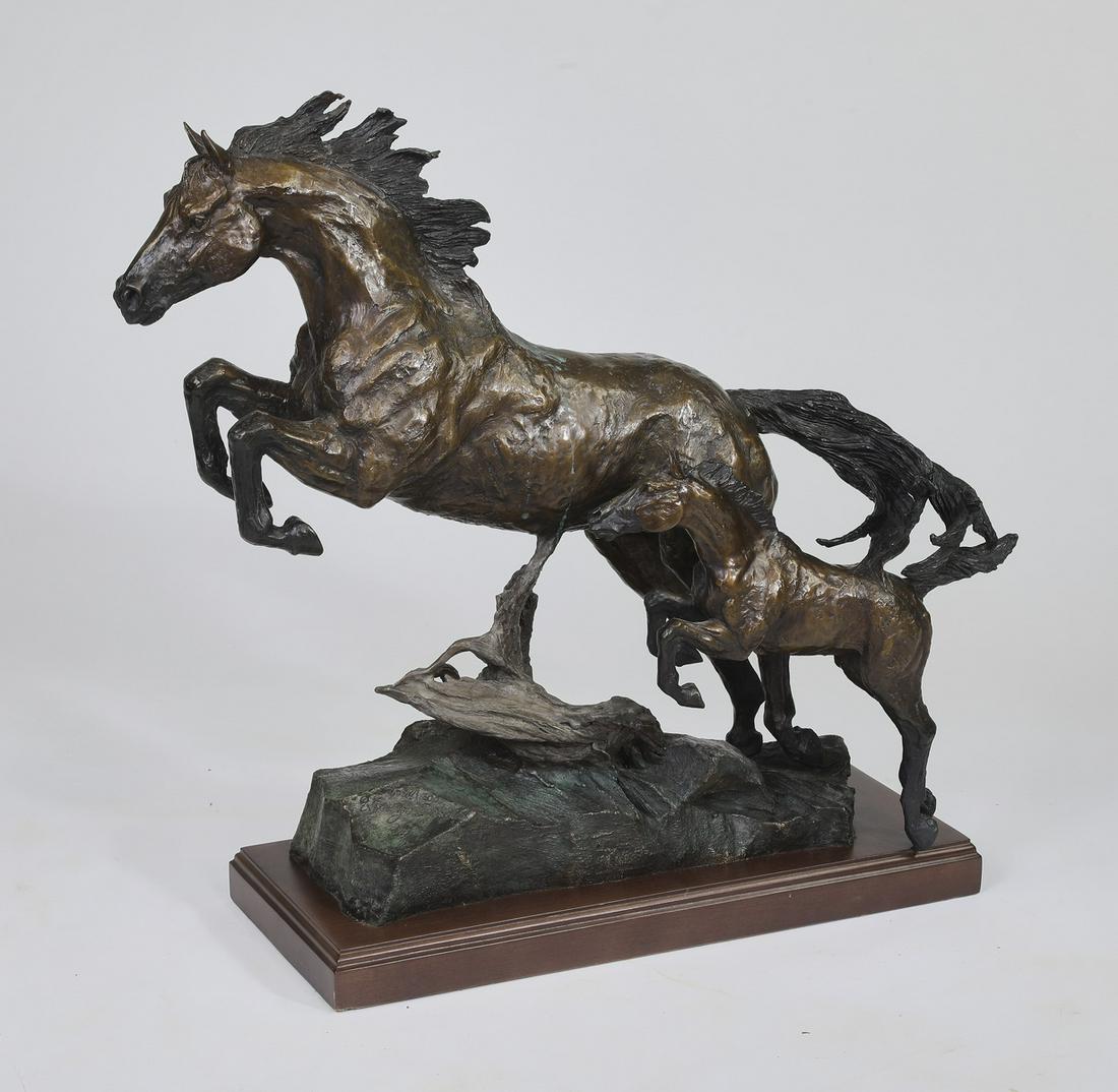 Laran Ghiglieri, 'Airborne' signed, numbered bronze (1 of 5)