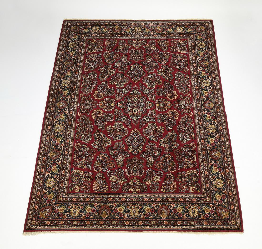 Hand knotted wool American Sarouk carpet, 12' x 9' (1 of 4)