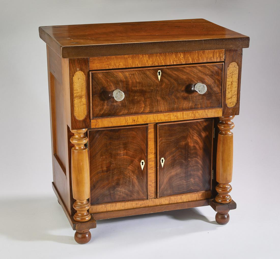 Late 19th c. salesman's miniature chest, 21"h (1 of 3)