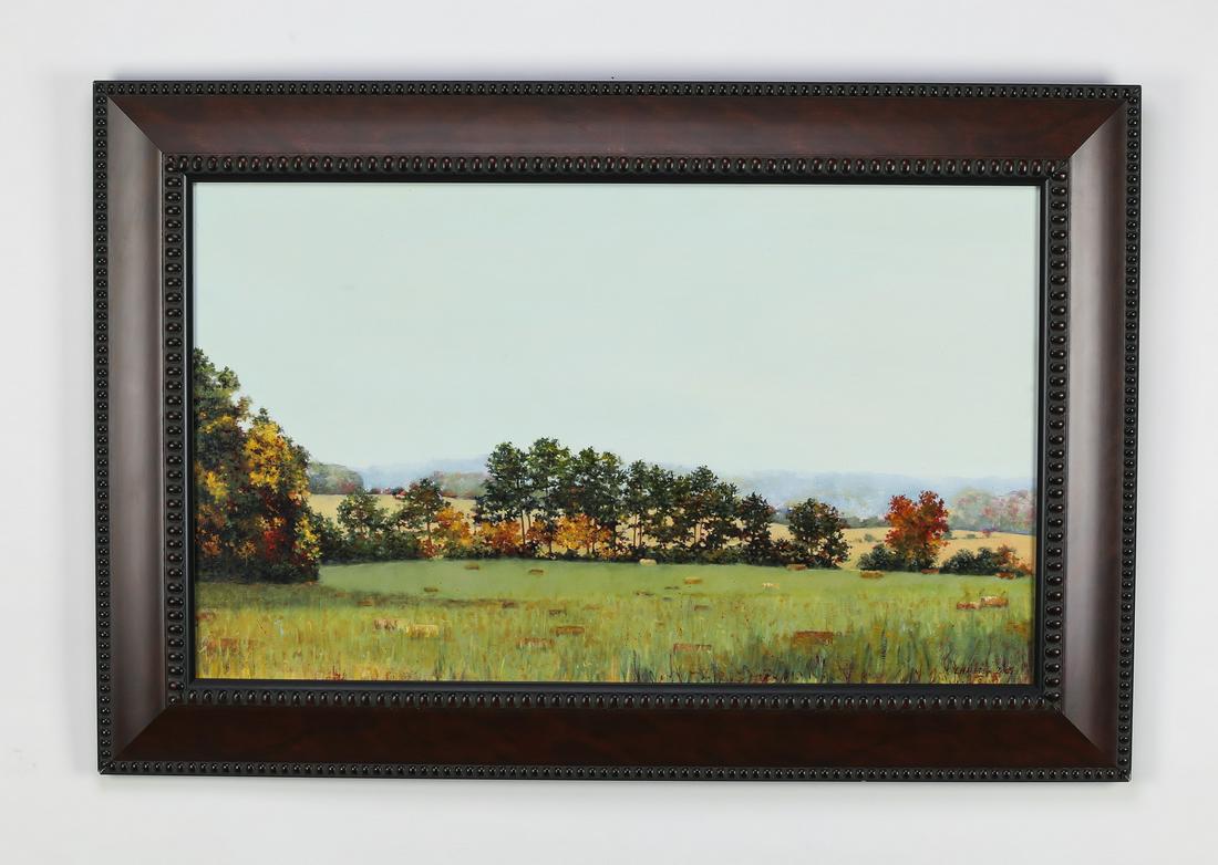 L. H. Aldridge signed O/c autumnal landscape (1 of 3)