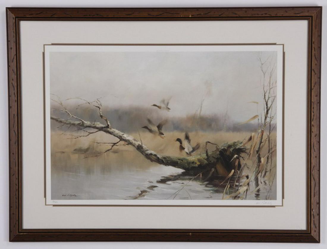 Manfred Shatz (German) signed, numbered lithograph (1 of 3)