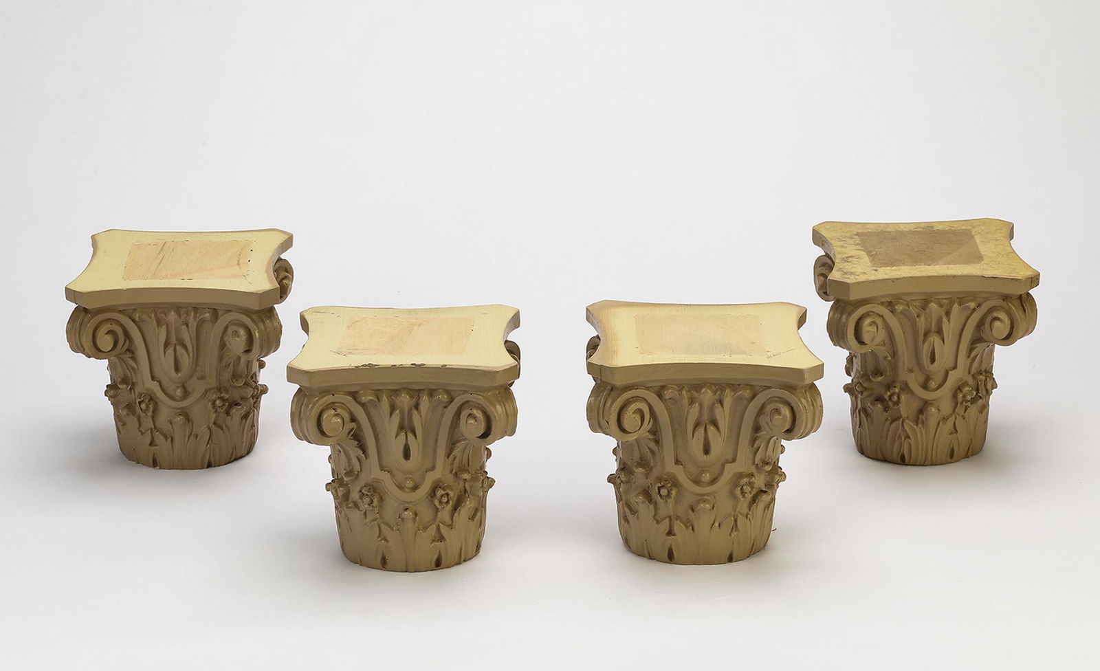 (4) Corinthian capital architectural elements (1 of 2)