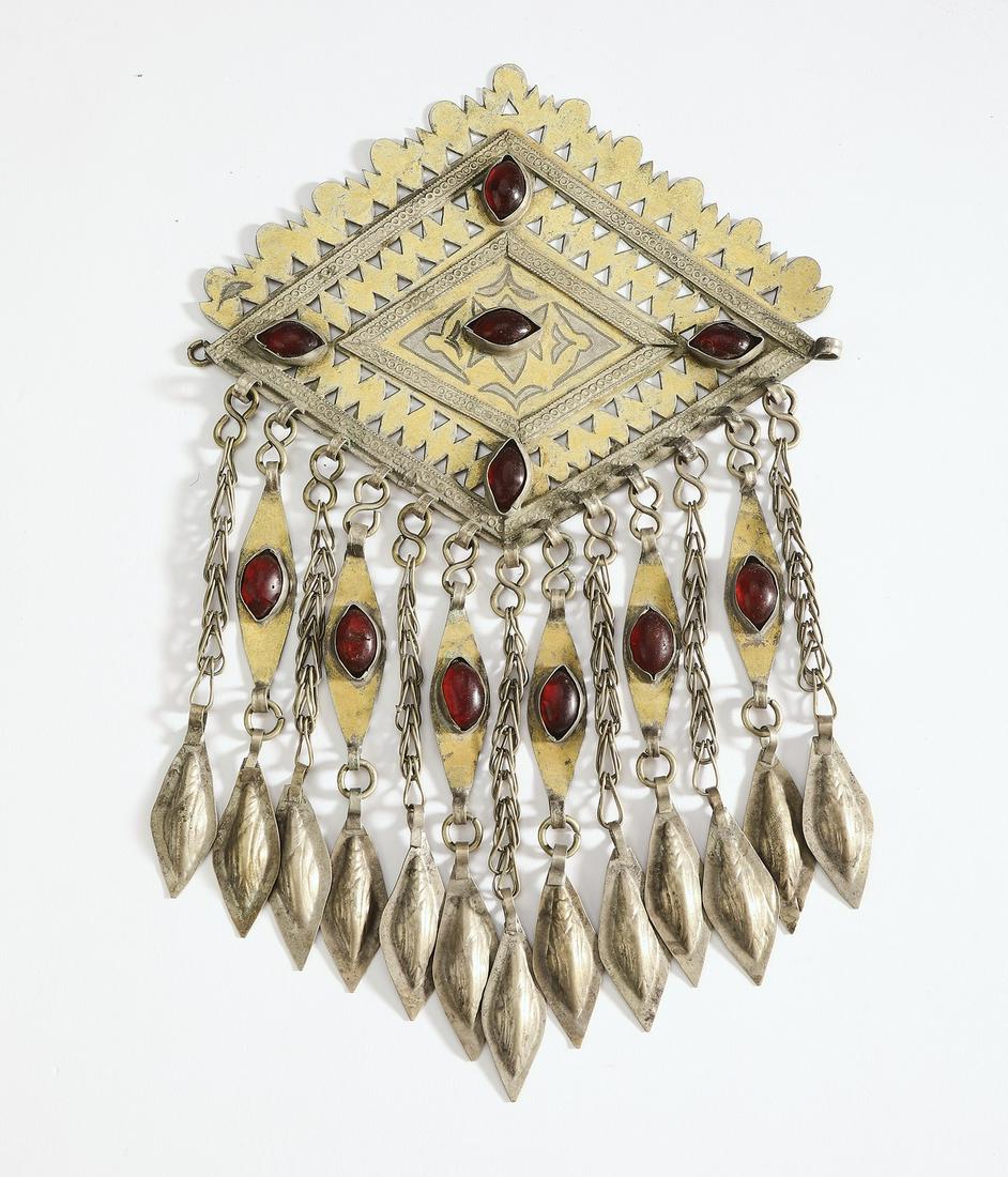 Large Tekke robe closure pendant, 9" x 6" (1 of 4)