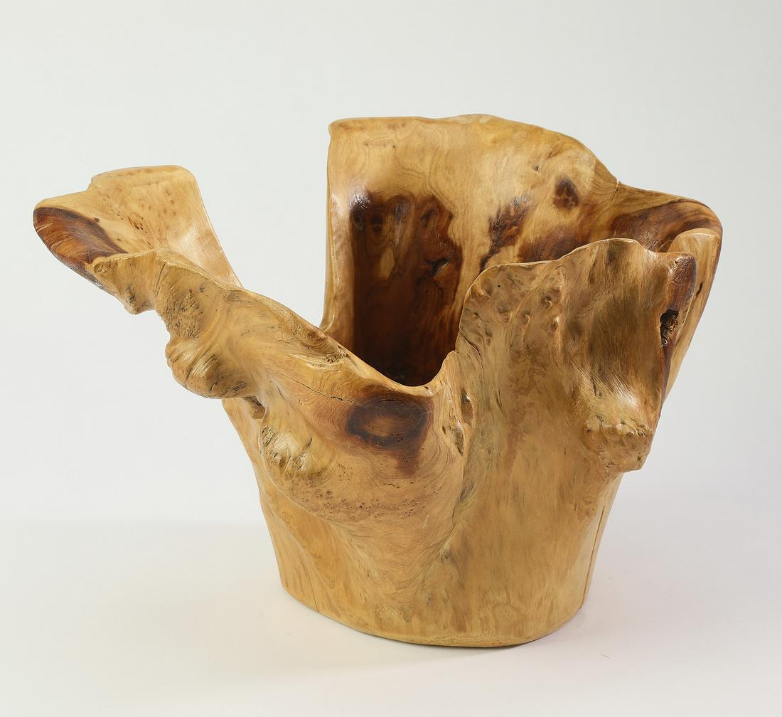 Modern live edge wood bowl (1 of 5)
