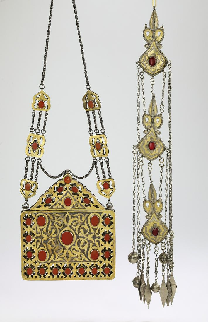 (2 pcs) Tekke or Yomud Turkoman jewelry (1 of 6)