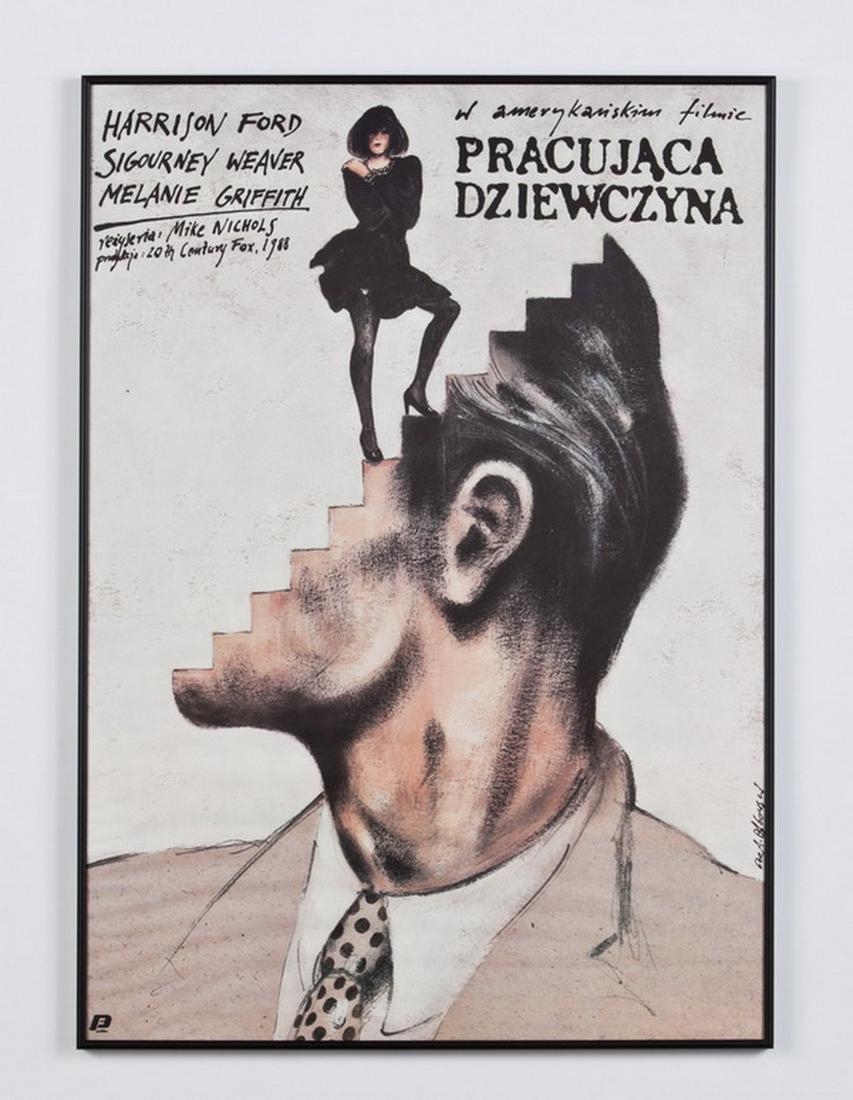 'Working Girl' orignal vintage Polish movie poster (1 of 1)