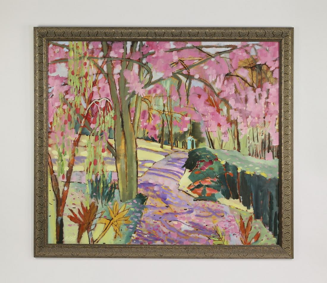 Expressionist O/c landscape attr to  Peter Collis (1 of 5)