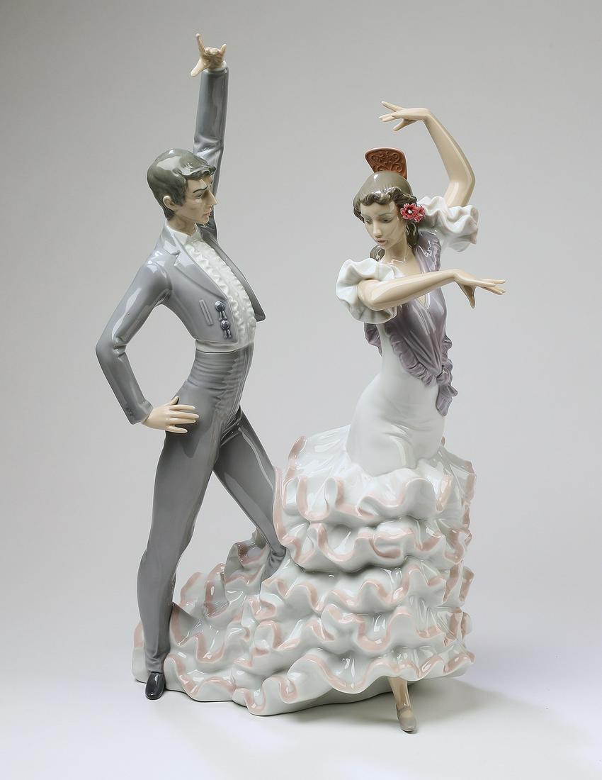 Lladro porcelain 'A Passionate Dance,' #6387, 17"h (1 of 6)