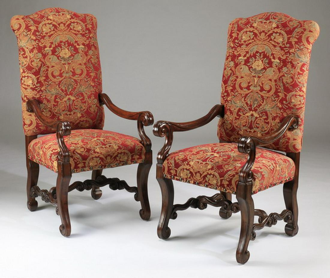 (2) Renaissance Revival style armchairs (1 of 2)