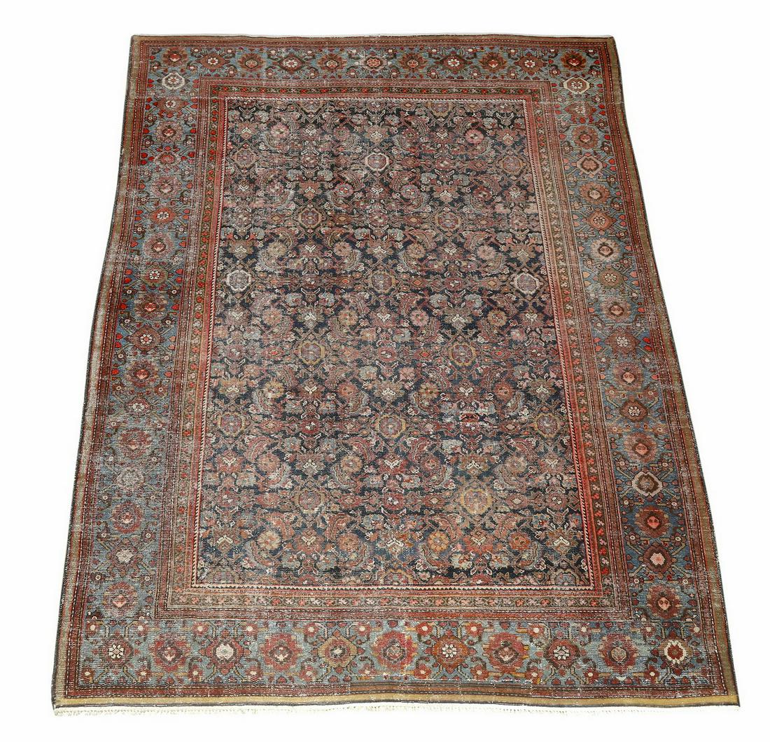 Hand knotted Persian Hamadan carpet, 11 x 9 (1 of 4)