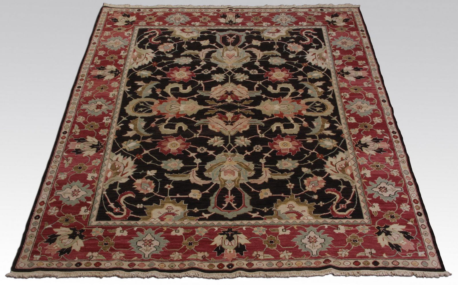 Hand knotted Indo-Persian wool carpet, 8 x 10 (1 of 4)
