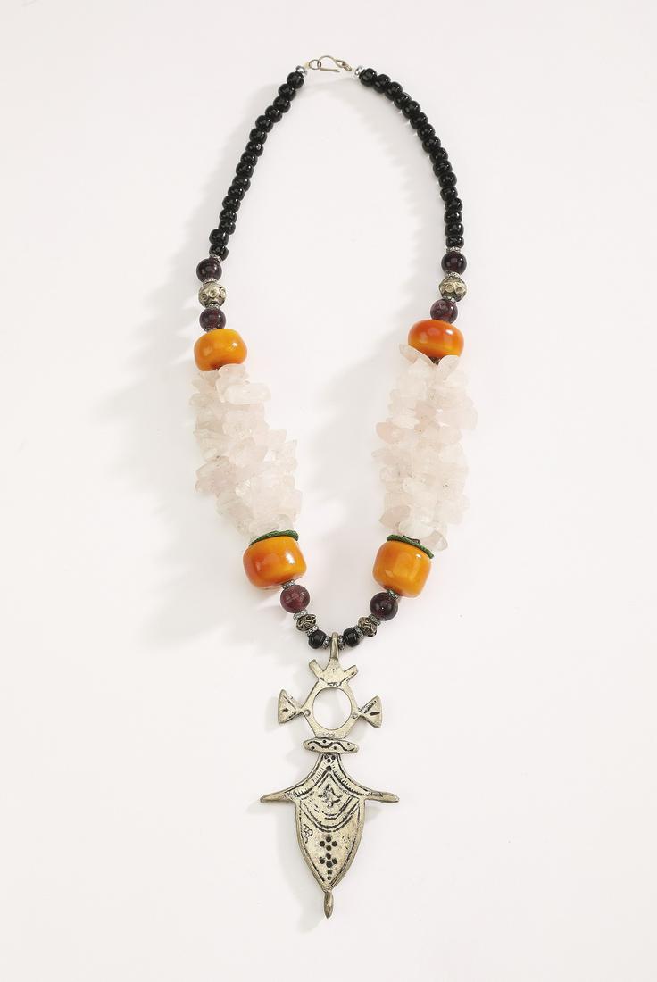 Contemporary Tuareg cross necklace (1 of 3)