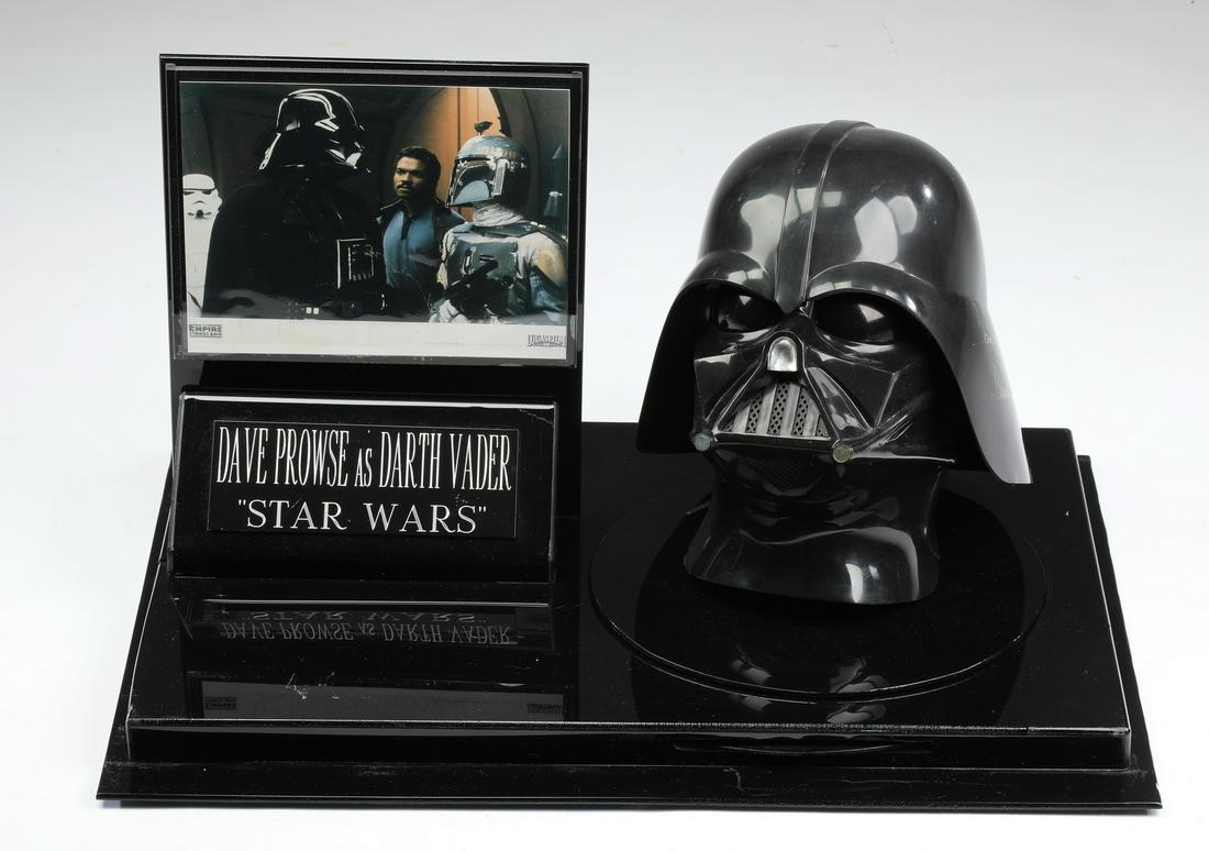 Dave Prowse signed replica Darth Vader helmet (1 of 2)