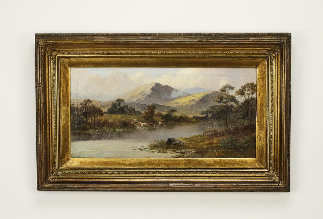 Signed Sidney Yates Johnson O/c landscape (1 of 4)