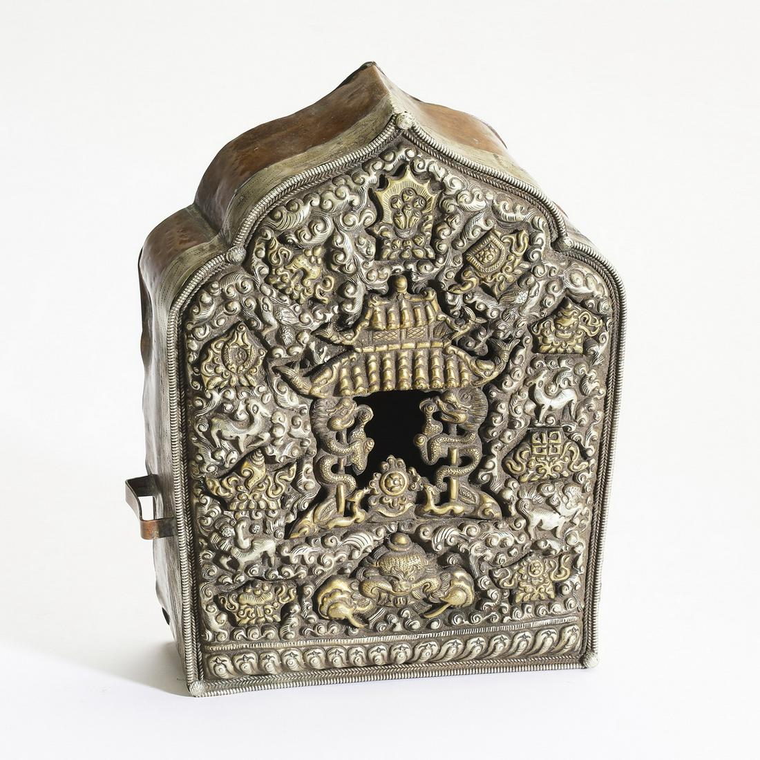 19th c. Tibetan gau or amulet box (1 of 4)
