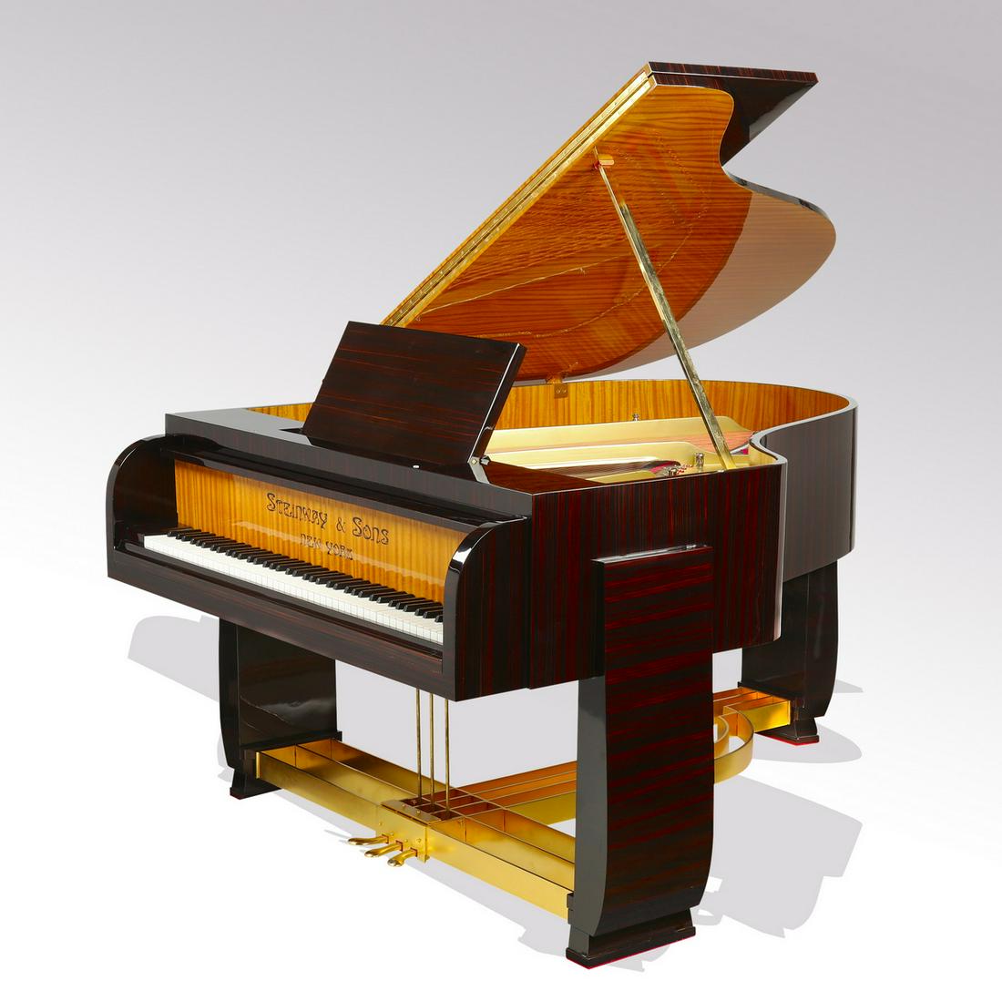 Rare Steinway & Sons Art Deco style grand piano (1 of 10)