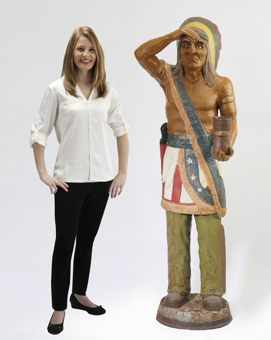 American cigar store Indian sculpture (1 of 5)