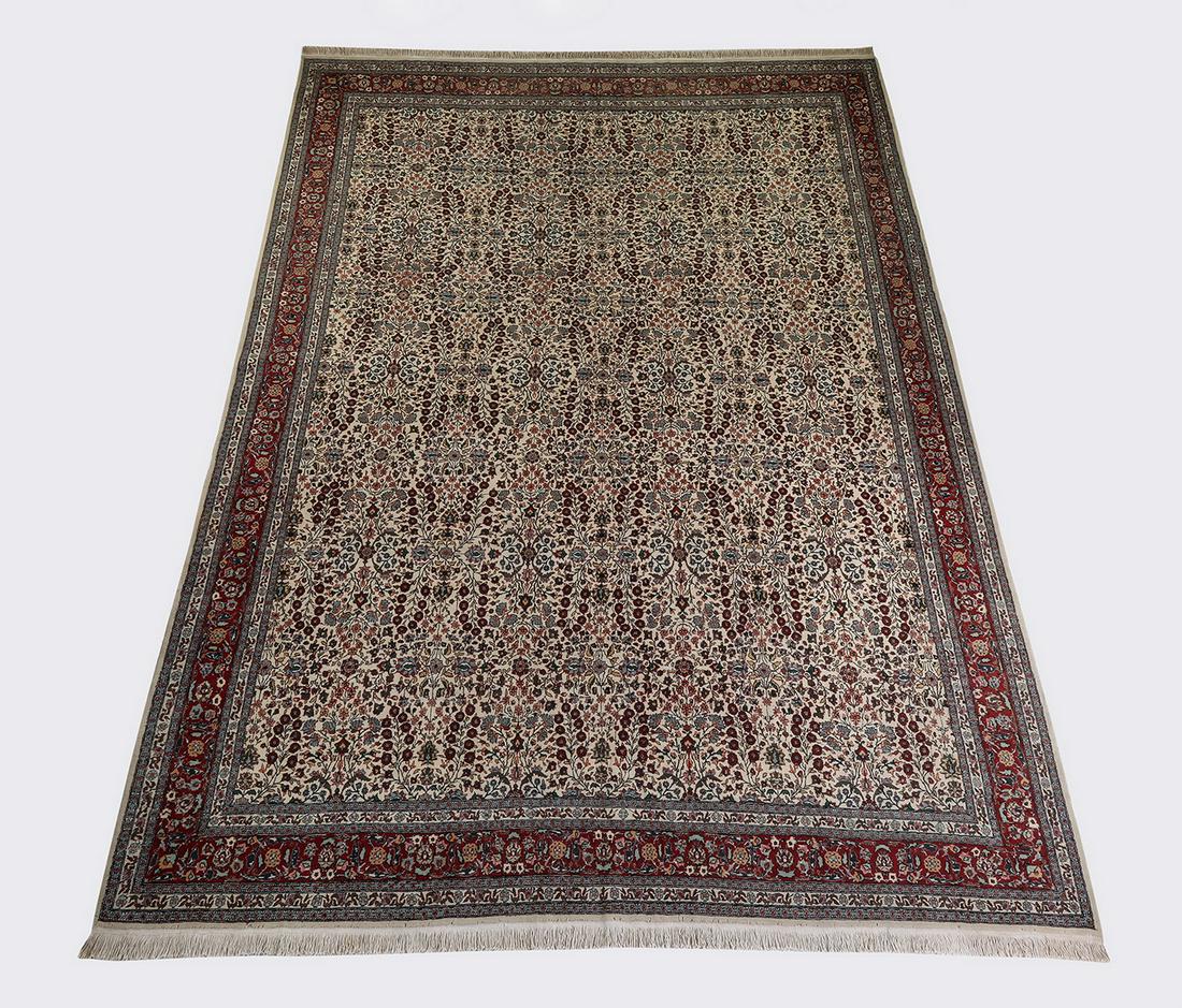 Hand knotted wool Persian Tabriz, 16 x 11 (1 of 4)