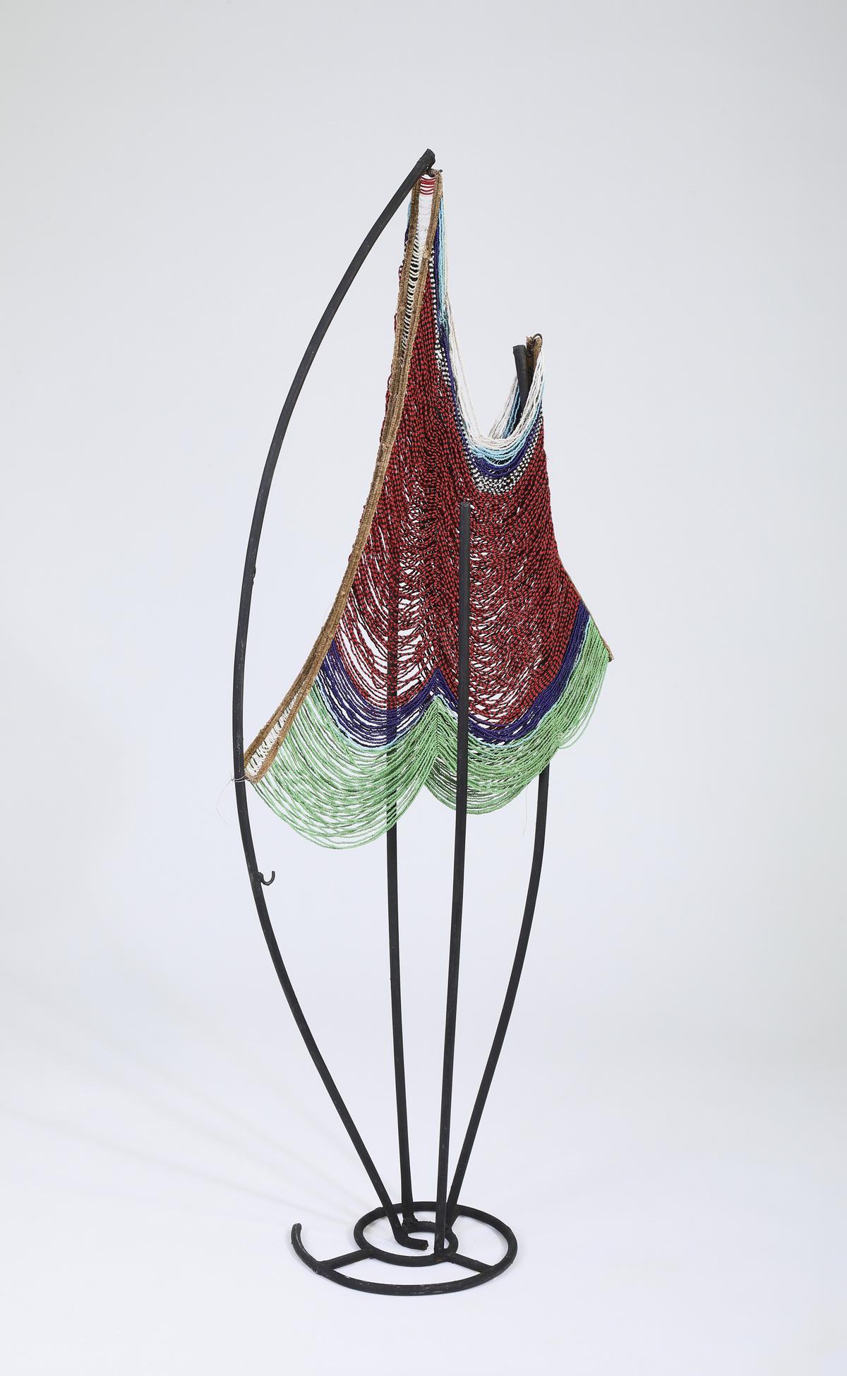 Dinka beaded corset or Malual, 28"h (1 of 3)