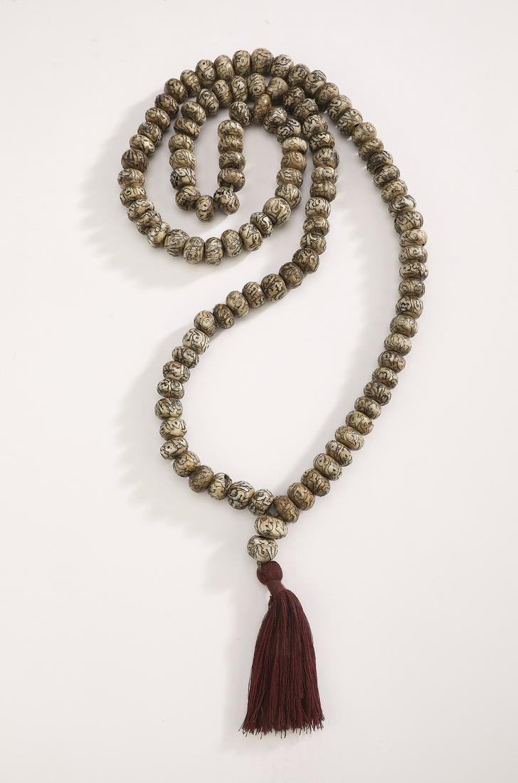 Naga conch shell bead mala, India (1 of 5)