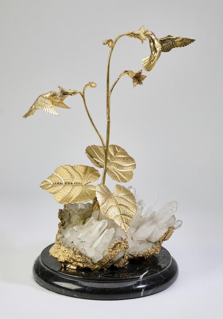 Stan Bentall 'Touch of Sweetness' quartz sculpture (1 of 3)
