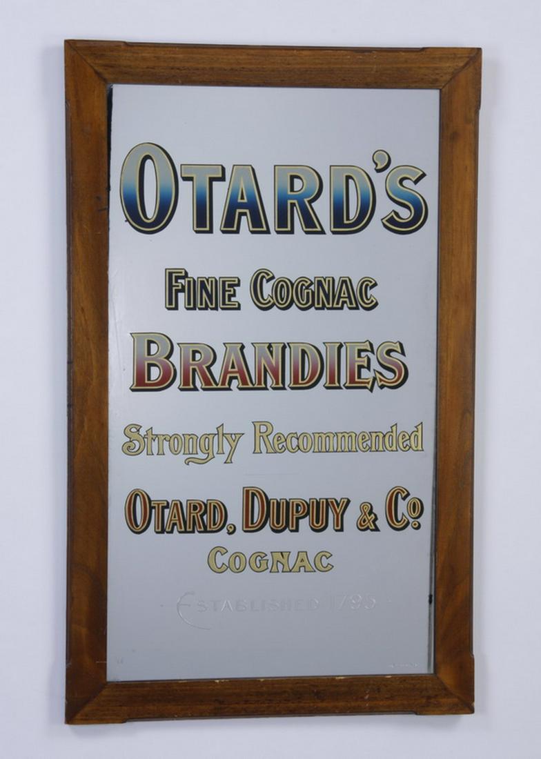 Early 20th c. mirrored advertising sign (1 of 1)