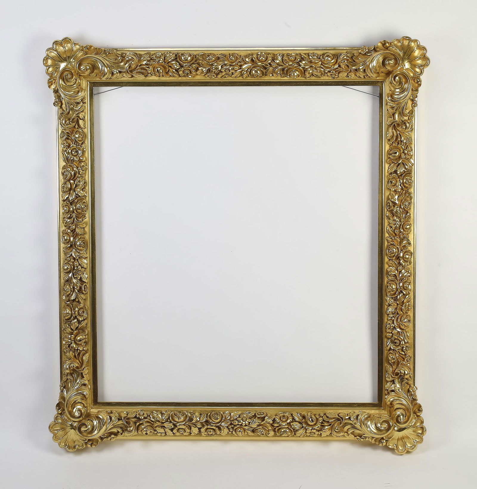 Italian carved and gilt frame with 20kt gold leaf (1 of 3)