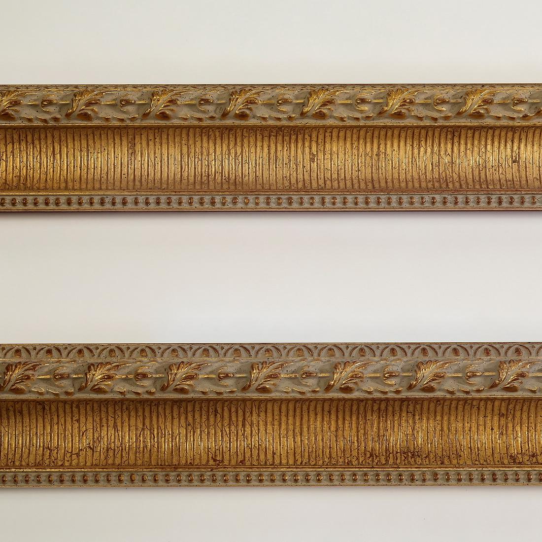 (2) Italian carved and gilt decorative moldings 119"l (1 of 8)