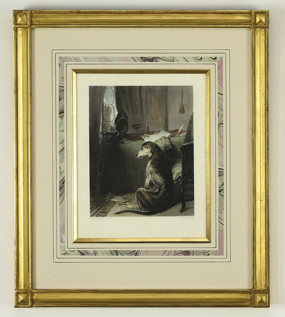 Circa 1849 hand colored engraving titled 'High Life' (1 of 7)