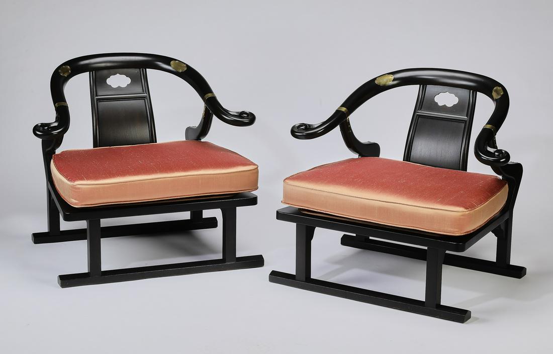 (2) Baker Furniture Far East Collection chairs (1 of 2)