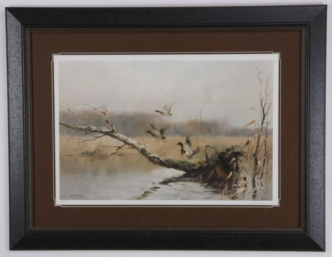 Manfred Shatz (German) signed, numbered lithograph (1 of 3)