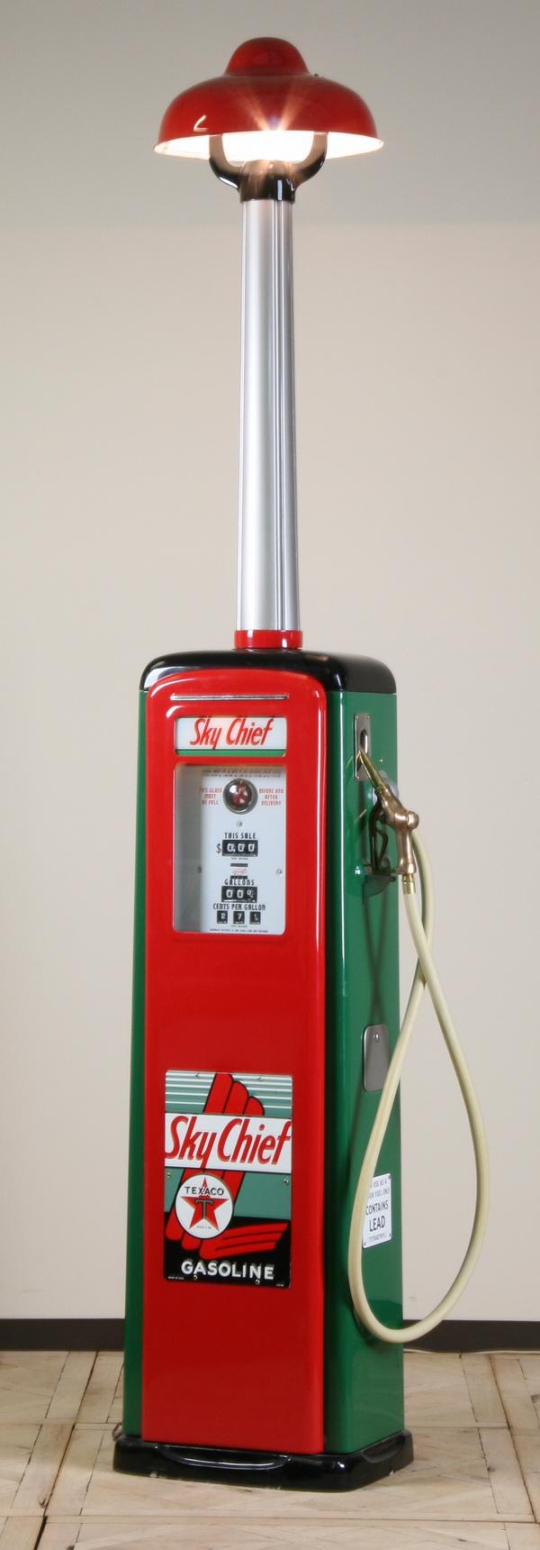 208: Rare vintage Texaco Oil Company gas pump - Sep 11, 2010 | Great