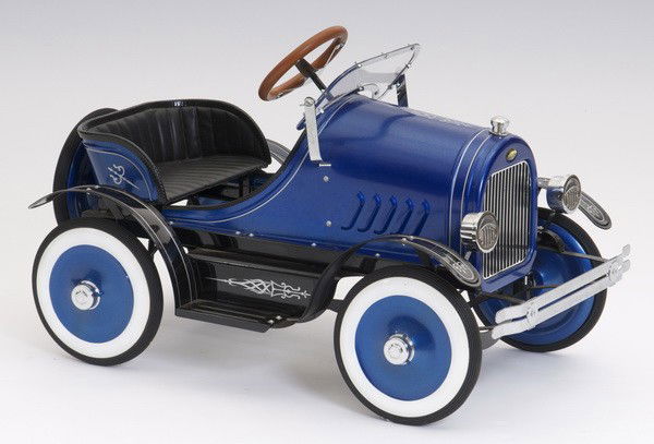 Late 20th c. 1930 Ford Model A pedal car: Late 20th century 1930 Ford Model "A" roadster child's pedal car, 23"h x 39"l x 21"w.
