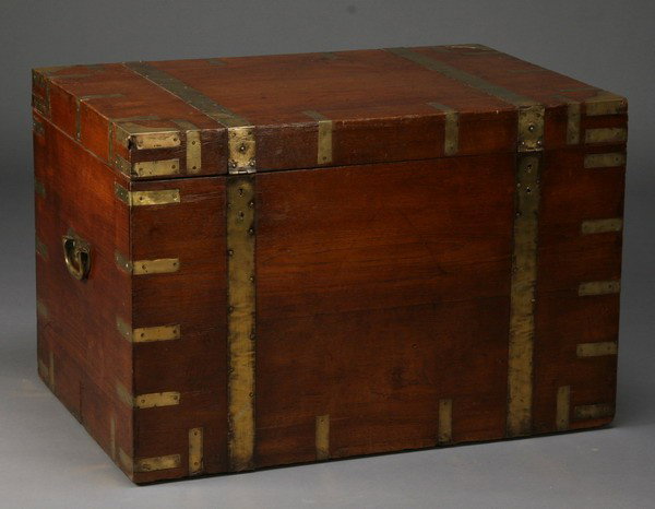 19th c. British campaign trunk