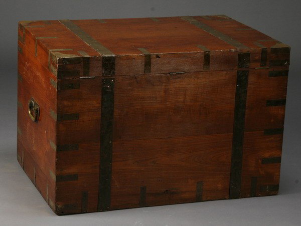 19th c. British campaign trunk - 3