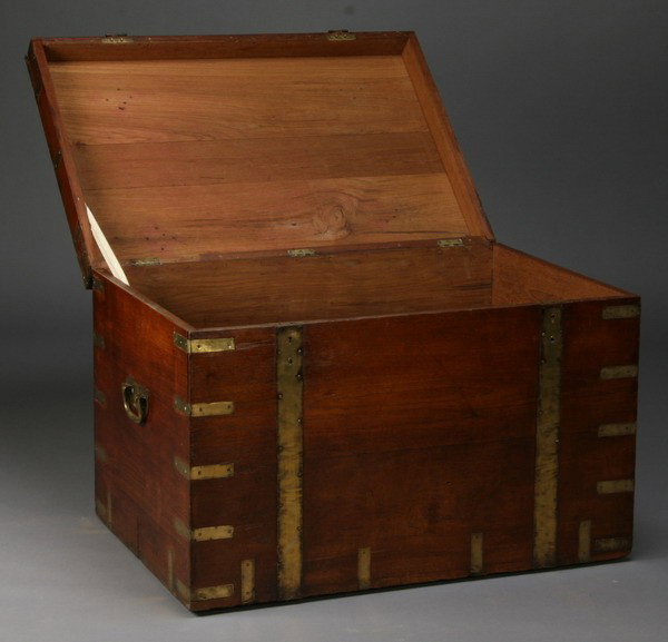 19th c. British campaign trunk - 4