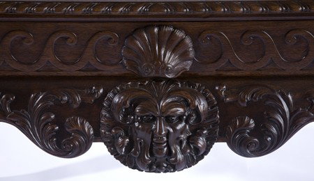 19th c. Irish Chippendale mahogany console - 4
