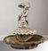 Cast stone garden fountain